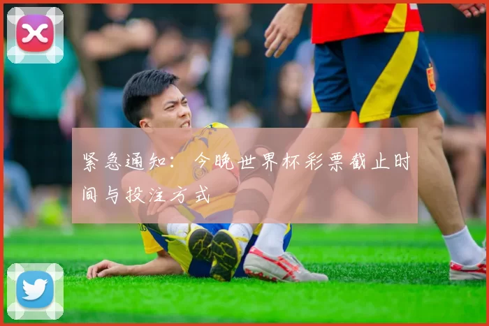 紧急通知:今晚世界杯彩票截止时间与投注方式